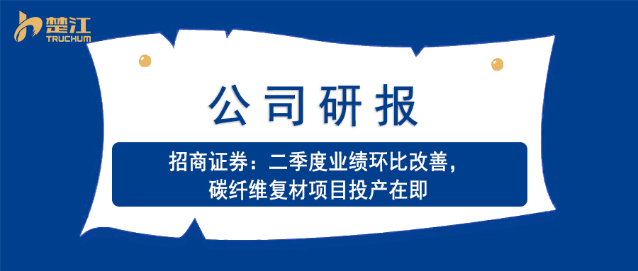 广东会vip贵宾厅研报：【招商证券】二季度业绩环比改善，碳纤维复材项目投产在即